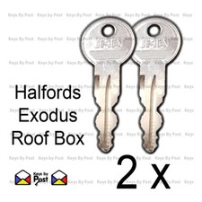 2x Halfords Exodus Roof Box
